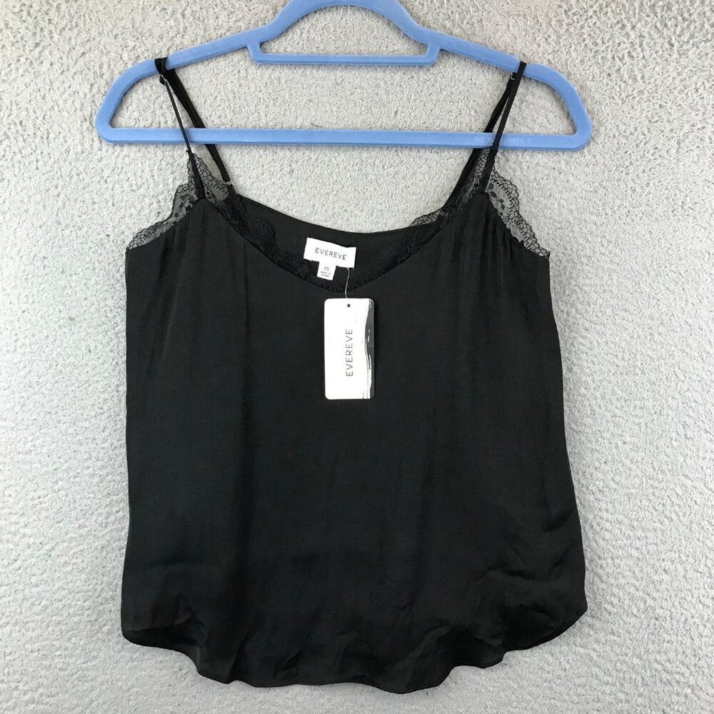 New EVERVE Collettte Lace Cami Top black size XS